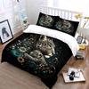Leopard Family Art Decor Set Bedding Set with 1 Duvet Cover 2 Pillowcases Single Double King Queen Gift