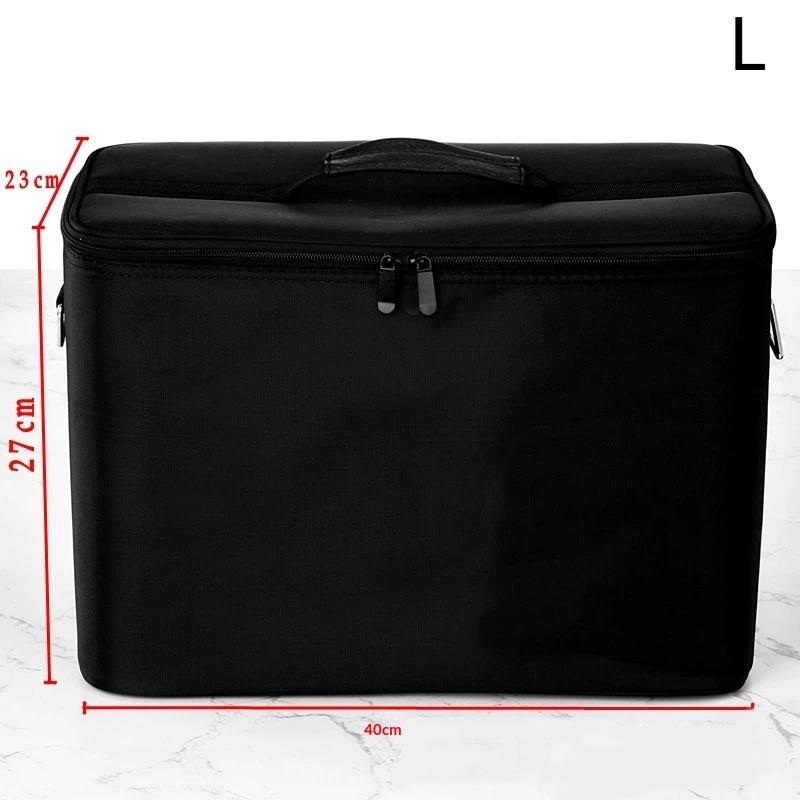 1Pcs Barber Hairdressing Tool Storage Bag Large Capacity Zipper Hair Stylist Organizer Case For Salon Home Travel Use