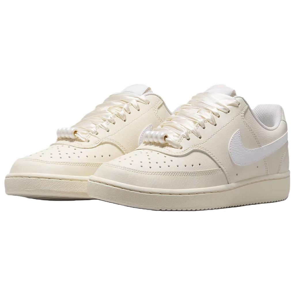 Nike Court Vision Lo Le Comode Versatili Ammortizzanti Resistenti Traspiranti Sneakers Basse Sneakers Donna Off-White IB6652-100