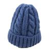 Korean Version Ins Simple Solid Color Twisted Wool Hat Autumn and Winter Warm Hat for Women Knitted Hat Trendy Versatile Men