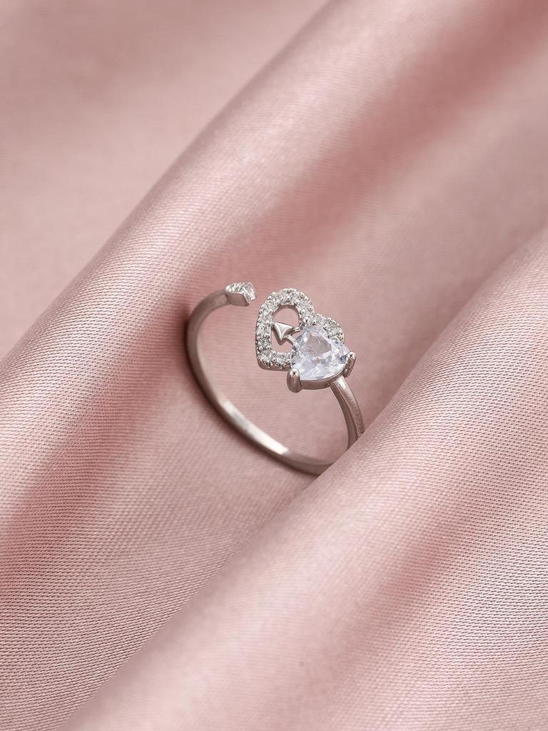 High-End Cross-Border Fashion Bow Ring for Women - European & American Style Open Index Finger Accessory