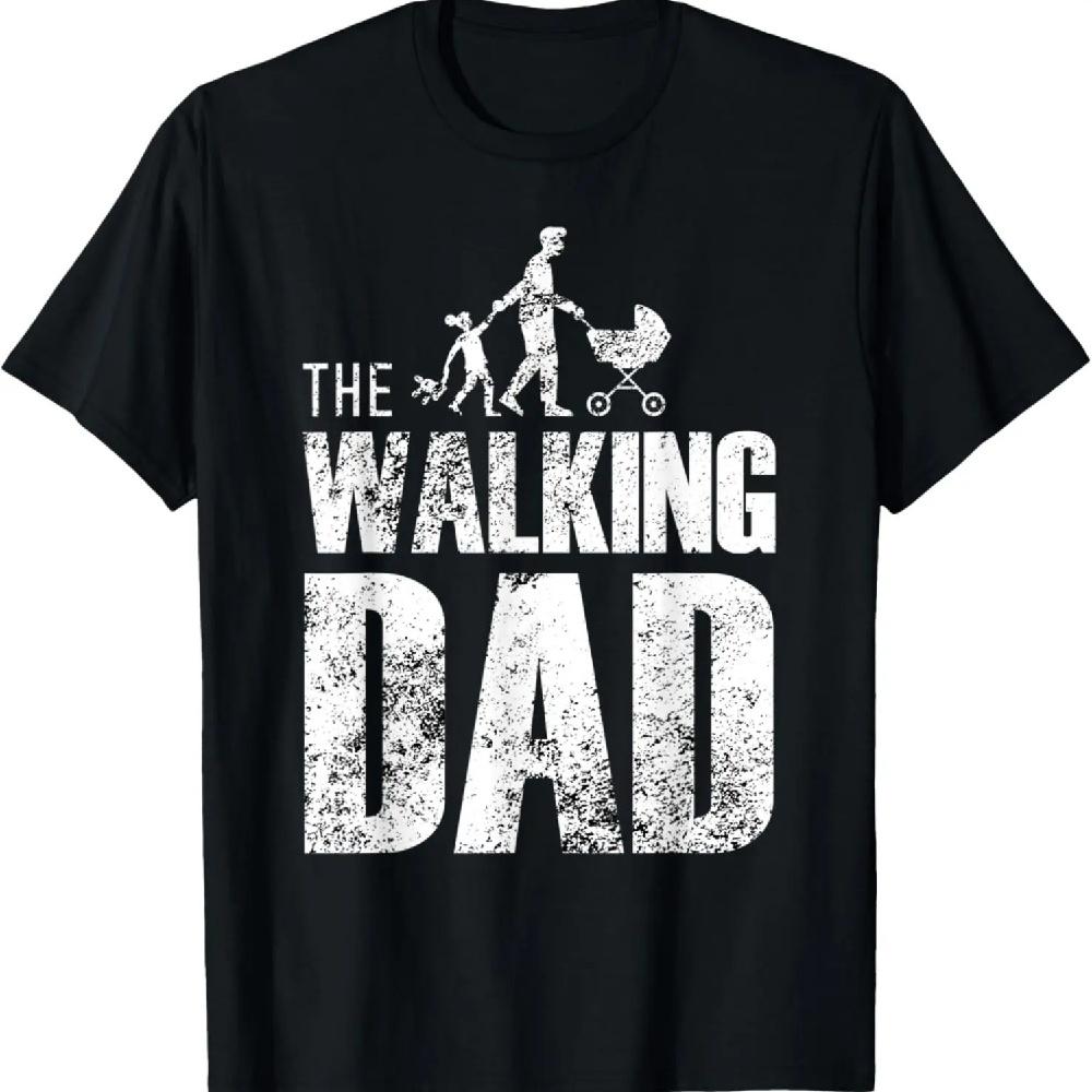 

Mens The Walking Dad 2022 Father Daughter Best Dad T-Shirt XXXXXL чёрный