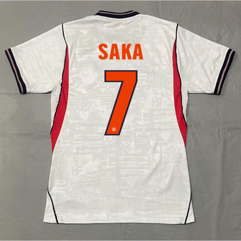 England National Team Fan Soccer Jersey Kane Away Home Striped Football Shirt Adults