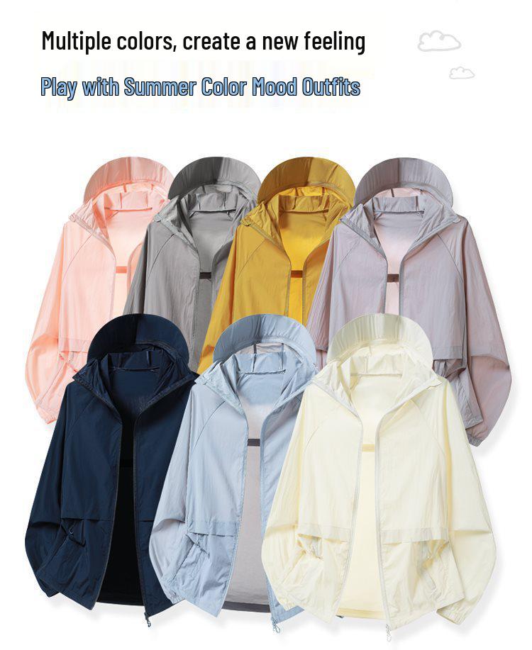 Unisex Summer Ice-Cool Sun Protection Jacket - Ultra-Thin, Breathable, Trendy Design