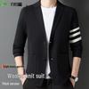 FIRS Men's Wool Blend Thick Knitted Cardigan