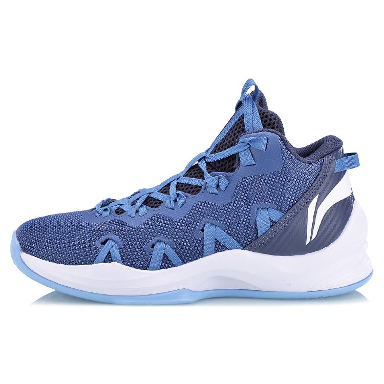 New LiNing Cushioning, Slip Resistant, Abrasion Resistant, Breathable, Coverage, Support Mid Top Basketball Shoes Unisex ABPN007-5