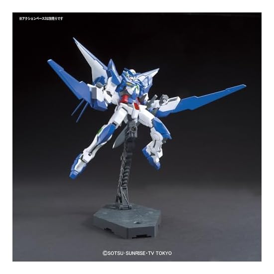 BANDAI SPIRITS HGBF Gundam Build Fighters Gundam Amazing Exia 1/144 Scale Color-Coded Plastic Model