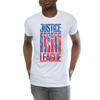DC Comics Mens Justice League Movie Team Flag T-Shirt