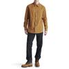 Timberland Outdoor Casual Work Style Durable Long Sleeve Shirt Men Shirts Wheat A2AC4-P47