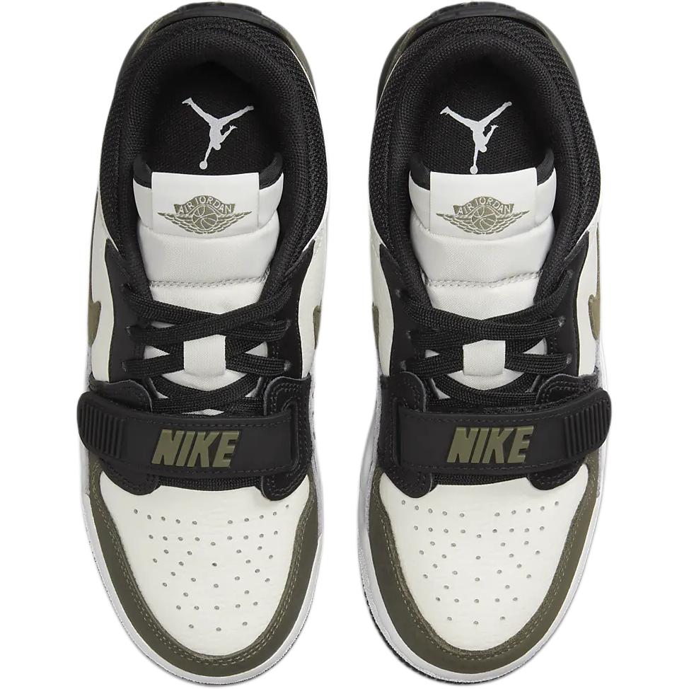Air Jordan Legacy 312 Low GS Medium Olive Kids Sneakers White Sail Black CD9054-120