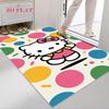 Hello Kitty Neon Stripes carpet Camping Trip Suitable For All Seasons Nap carpet Outdoor Plush carpet Bedroom