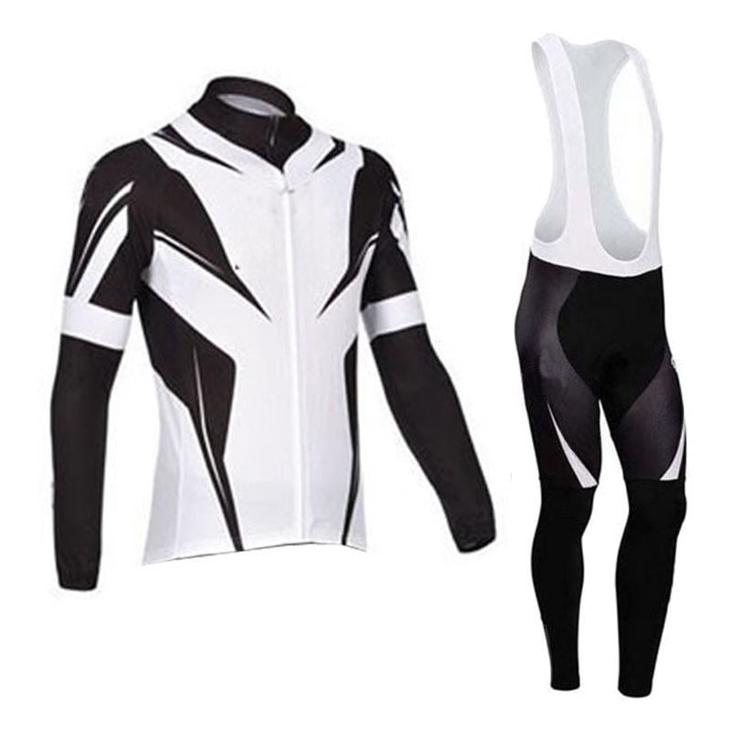 Cycling Team Men's Cycling Jersey Long Sleeve Set MTB Bike Clothing Tenue Velo Homme Bicycle Wear 2026 Winter Velvet Warm Cycling Clothing