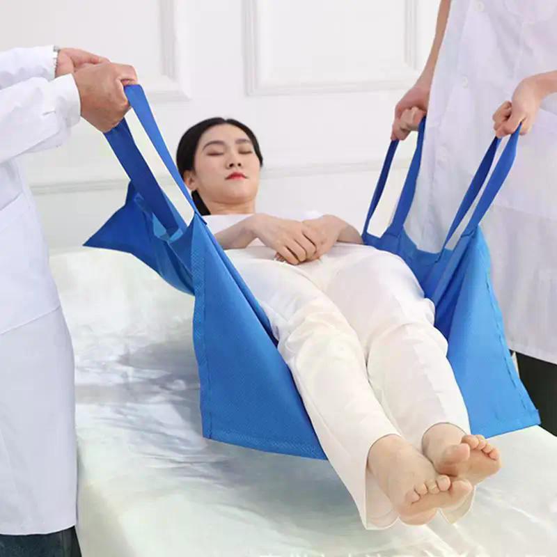 Cintura di Trasferimento Morbida Stretcher per la Casa Posizionamento Tappetino da Letto Tappetino per il Cambio Assistenza Tappetino per il Trasporto Aiuto per Girare Paziente Anziano Allettato