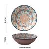 Yangge Ceramic Moroccan 3.5-inch Round Seasoning Dishes, 5-Pack