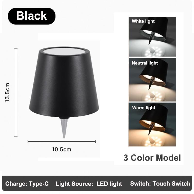 Wireless Table Lamp For Wine Bottles LED Bottle Light For Outdoor Use Touch Control Ideal For Restaurants Bars Festival Party USB Plug