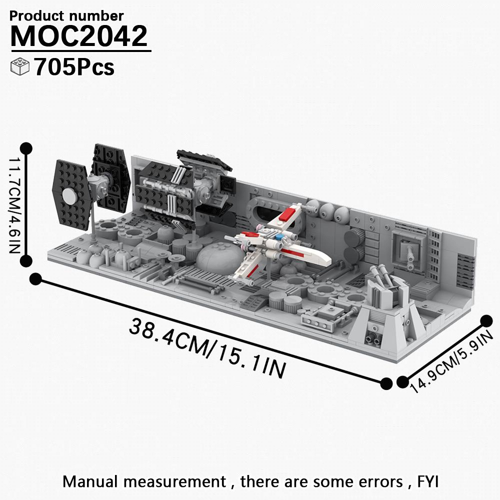MOOXI Seria Wojen Kosmicznych Model Scenariuszowy MOC Klocki DIY Diorama Zabawki dla Dorosłych i Dzieci Zestaw Klocków Prezenty Montessori Dekoracja