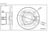Aluminum Alloy PTZ Camera Hanging/Bracket ZSX1663