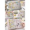 Bonhon Drop Seal Character Poke Mon 3D Three-Dimensional Glitter Sticker Goods Cute Deco Attachment DIY Use Notebook Gift (4 Piece Set-C) Parallel