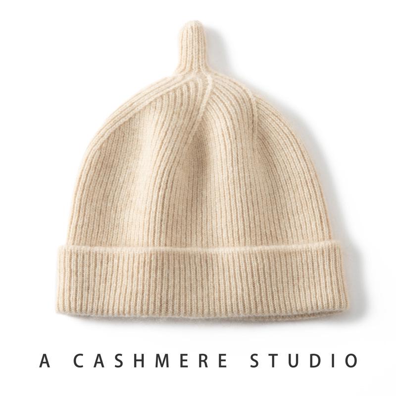 Children's Cashmere Knitted Teletubbies Hat - Cute, Versatile, Unisex, Warm for Autumn & Winter