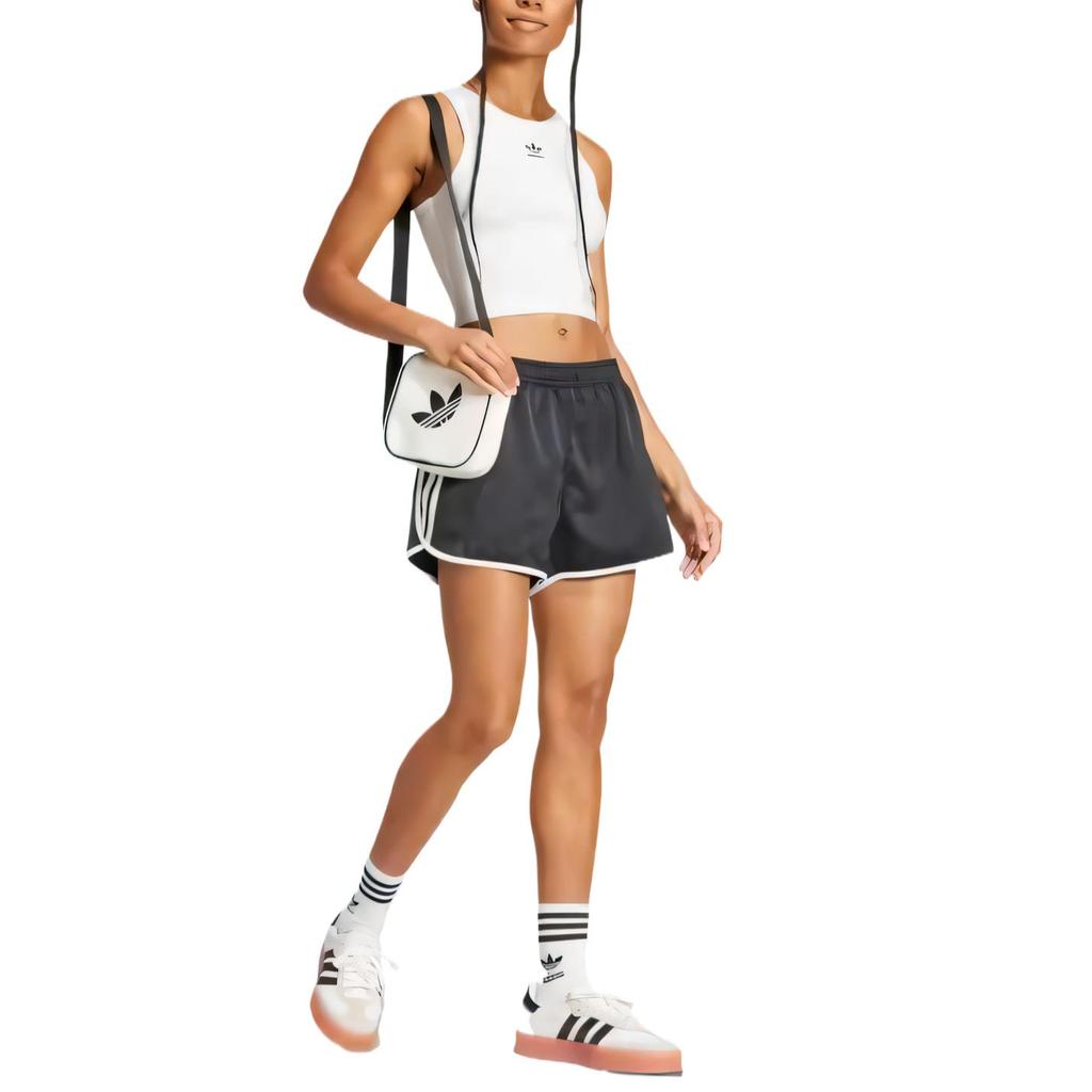 adidas Womens Essentials Ribbed Tank Top White Women Streetwear JC9007
