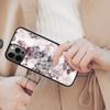 Romantic Pink Teal Watercolor Chic Floral Magnetic Phone Case For APPLE iPhone 17 Air 16 14 13 12 Pro Max 15 Plus MagSafe Cover