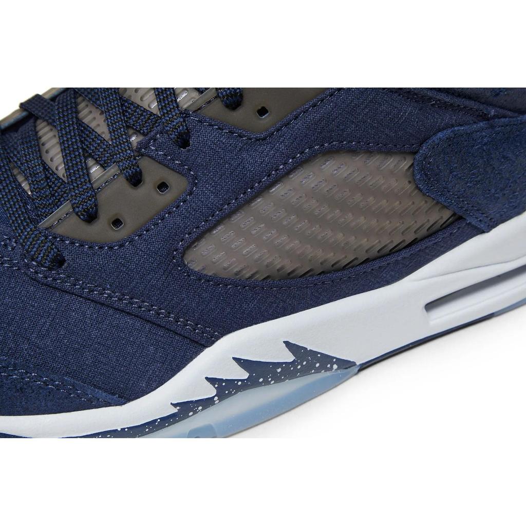 Air Jordan 5 Retro SE 'Midnight Navy' (Unisex) Midnight Navy / Black / Football Grey Vintage Basketball Shoes FD6812 400