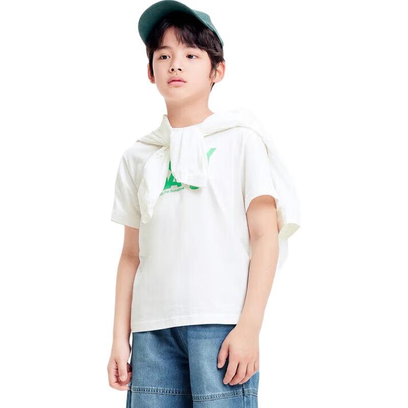 Balabala Kids Unisex Cartoon Print Short Sleeve T-Shirt 170