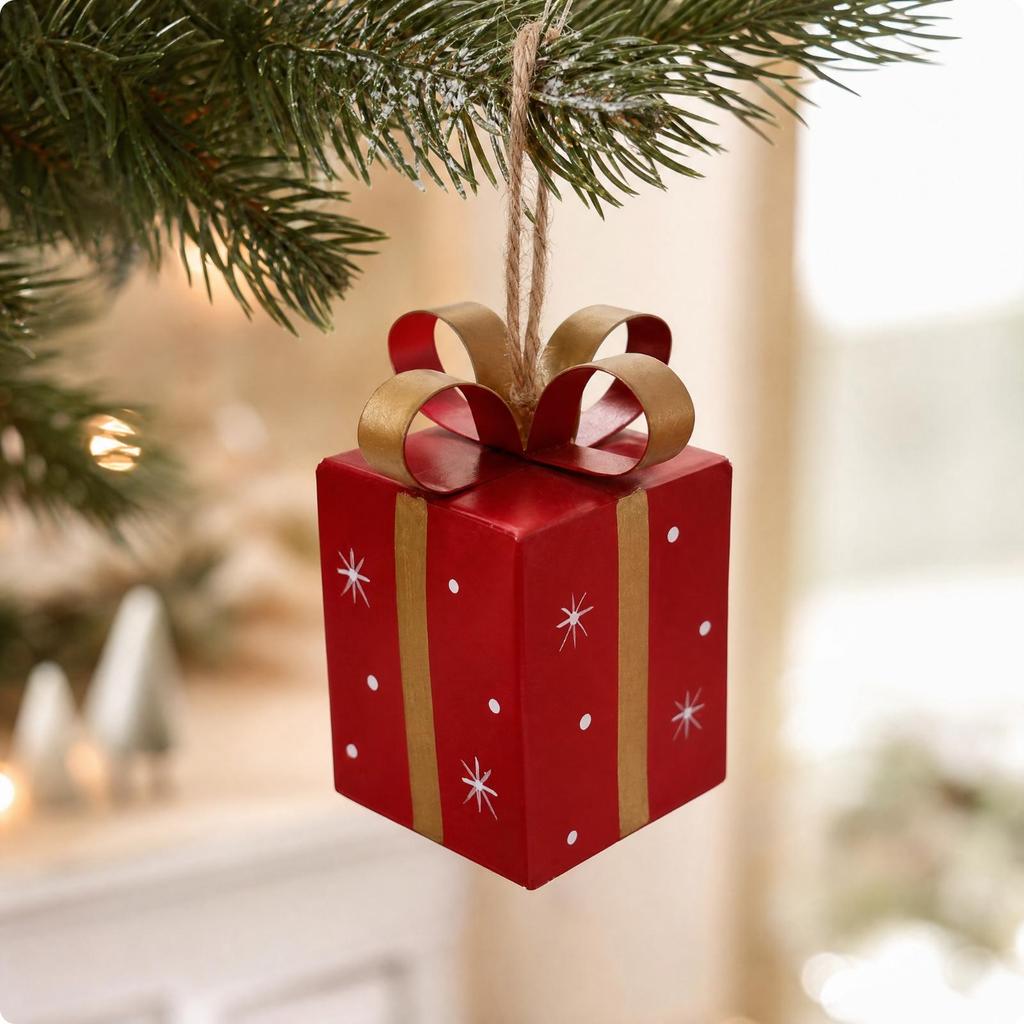 Fiberglass Christmas Ornament Dimensional Decoration Reusable for Tabletop