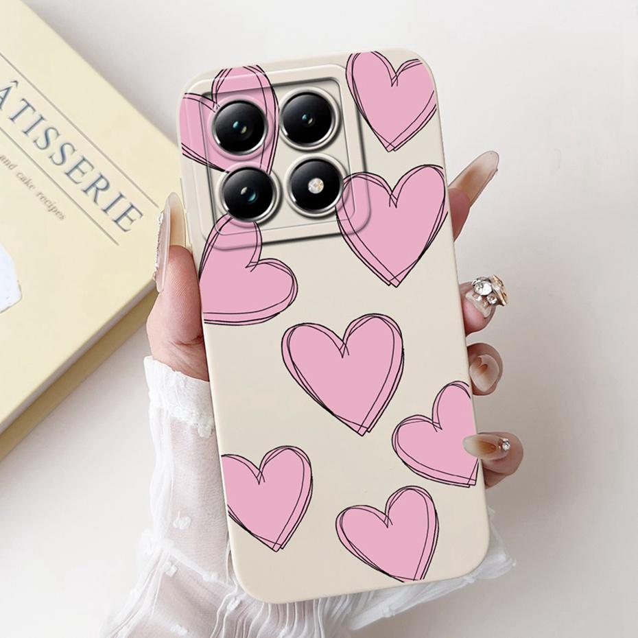 For Xiaomi 14T Pro 14T 5G Cute Funny Style Pattern Phone Case For Xiaomi Mi14T 14TPro Lens Protective Soft Silicone Cases