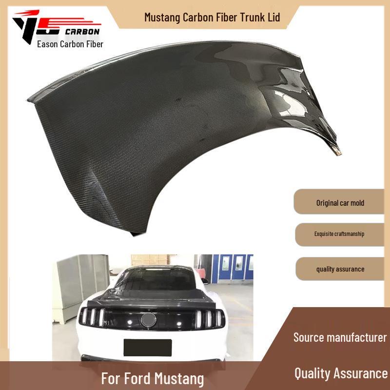 2015-2017 Mustang Carbon Fiber Trunk Lid Accessory