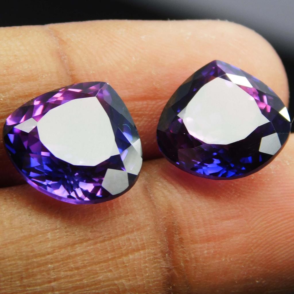 Purple Tanzanite   15 Ct Pear Cut Extremely Rare Natural Loose Gemstone