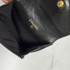 Used Chanel Bicolor Satin Rare Card Case