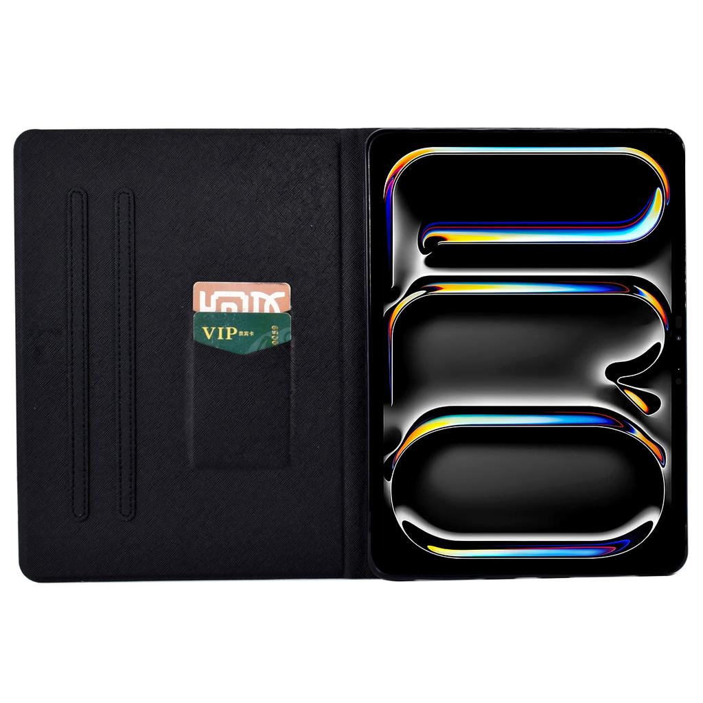 For iPad Pro 11 (2024) Case Pattern Leather Tablet Protective Cover Auto Sleep/Wake