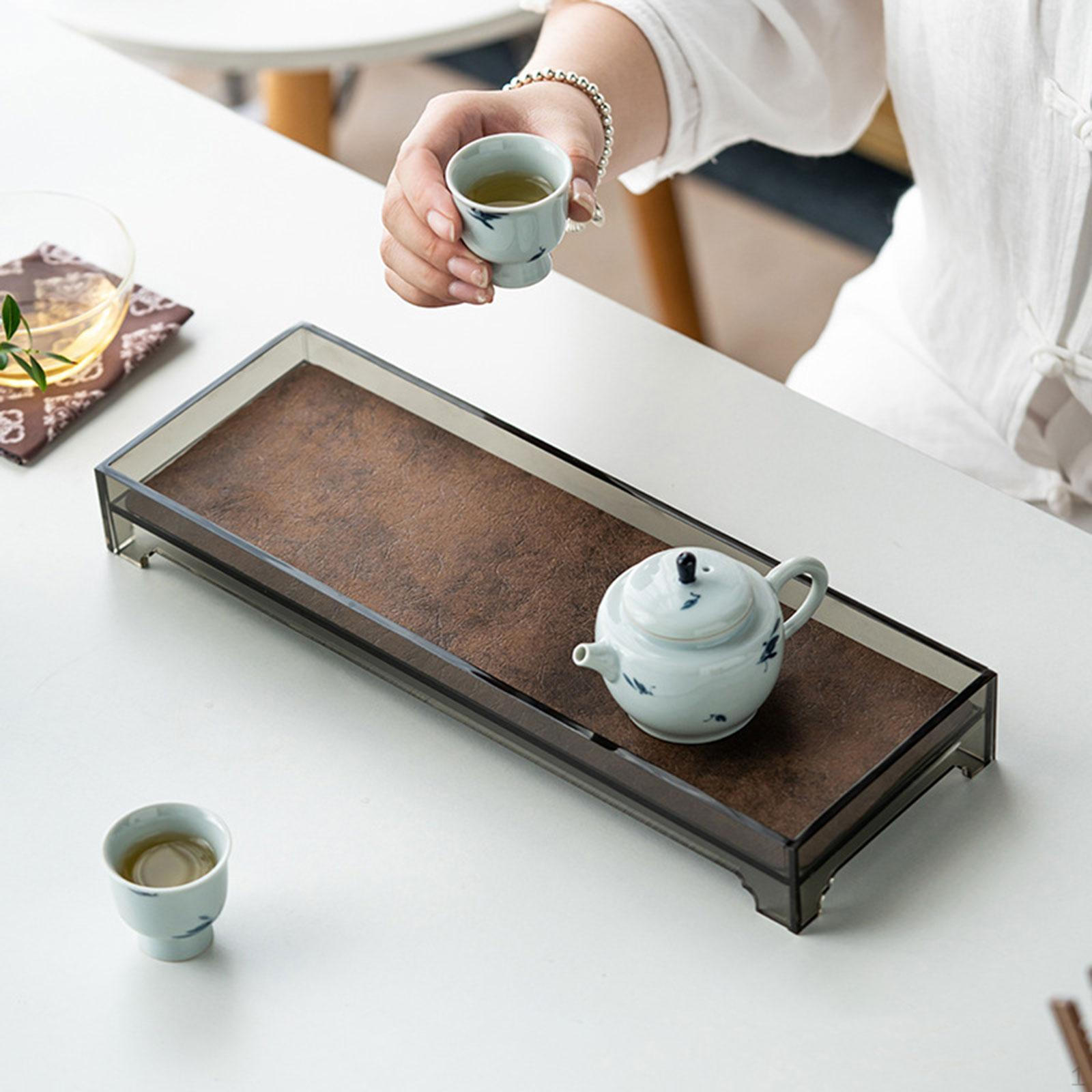 

Поднос для чая с ковриком для церемонии кунг-фу дома или в ресторане Type A