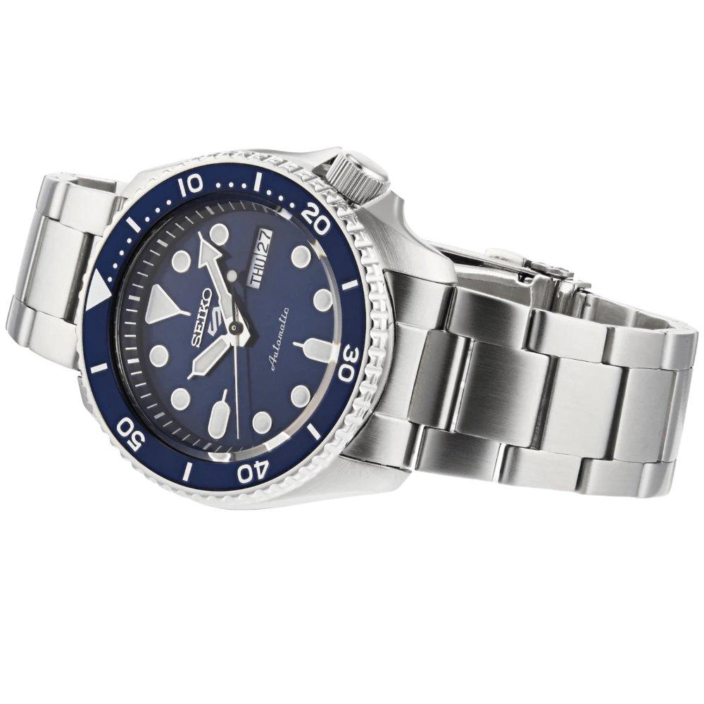 Seiko 5 Sports SRPD51K1 Mėlynas ciferblatas Automatinis vyriškas laikrodis