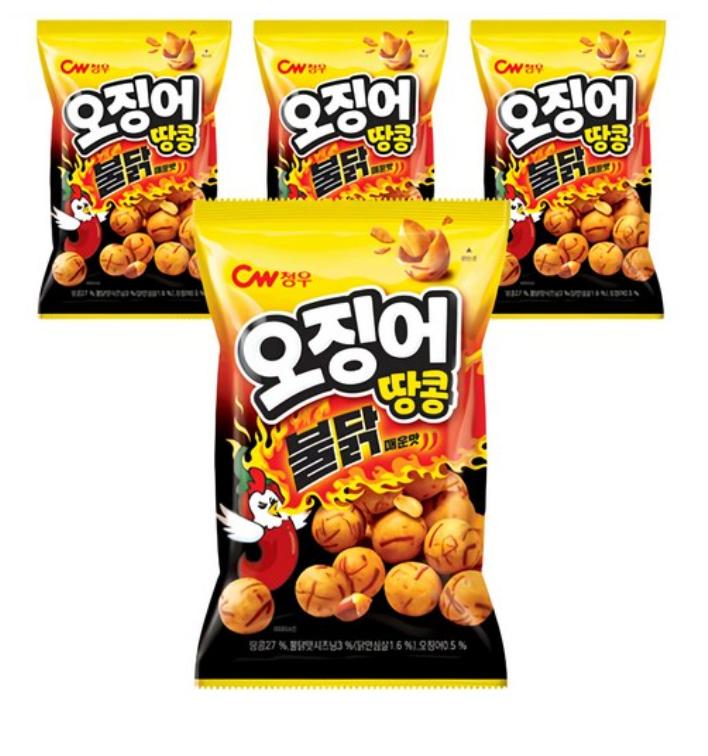 Squid & Peanut Buldak Spicy Snack 90g