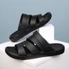 Fashion Men's Sandals Outdoor Slip On Men Slippers Breathable Lightweight Beach Shoes Comfort Casual Shoes Classic Roman Sandals