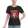 Women's Short Sleeve Jack Torrance The Shining Workout Shirts Athletic Sport Yoga Gym Tops