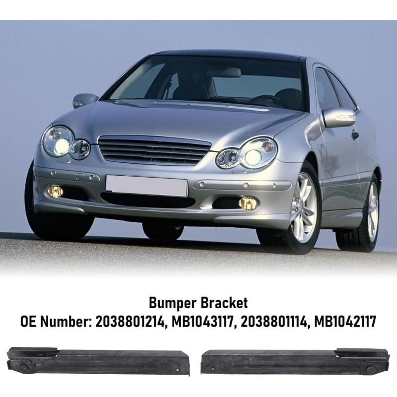 2038801214 MB1043117 Front Bumper Bracket End Auto Accessories for W203 C230 C240 Replacement Bumper Rod Bracket End