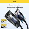 Pisen 2-in-1 60W Fast Charging Cable for Apple & Huawei