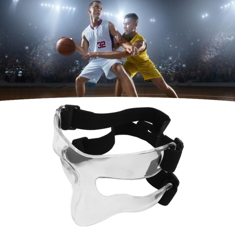 Sports Nose Guard Prevent Injuries Adjust Strap Breathable Face Shield For Basketball Baseball
