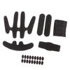 1 Set di Cuscinetti Interni di Ricambio in Schiuma per Casco Set Asciugatura Rapida Modifica Casco Universale per Moto Bicicletta Pad Protettivo da Esterno