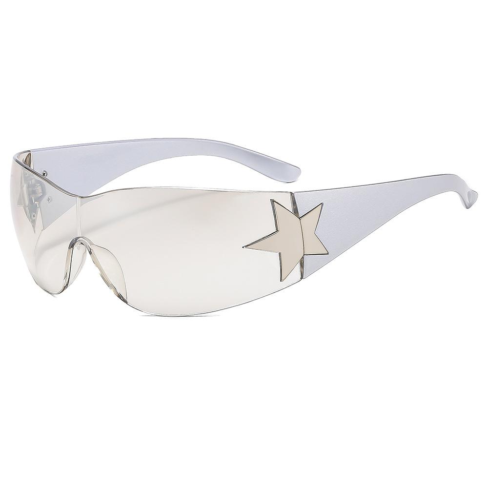 New YK European and American Spice Girls Surround Pentagram Sunglasses Hot-selling Fashion Sunglasses