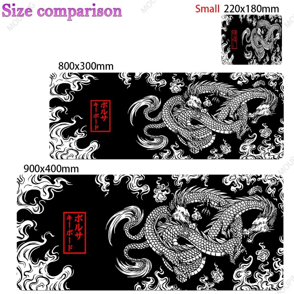 black Mausepad lotus Desk Mat Gaming Mat Pad on The Table Office Gamer Accessories Keyboard Mat mm Mouse Pad gamer rug