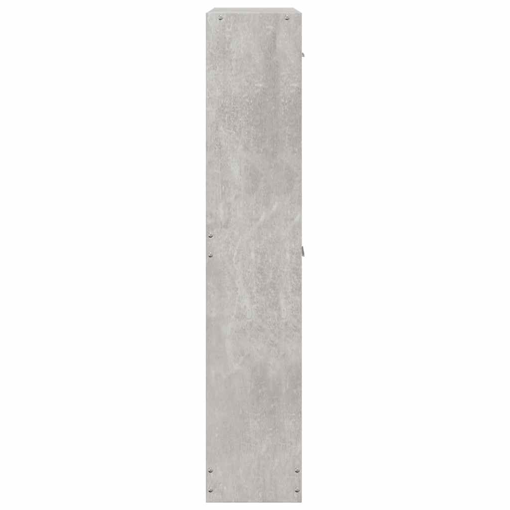 Vidaxl Shoe Cabinet, Concrete Grey, 59X17X81 Cm