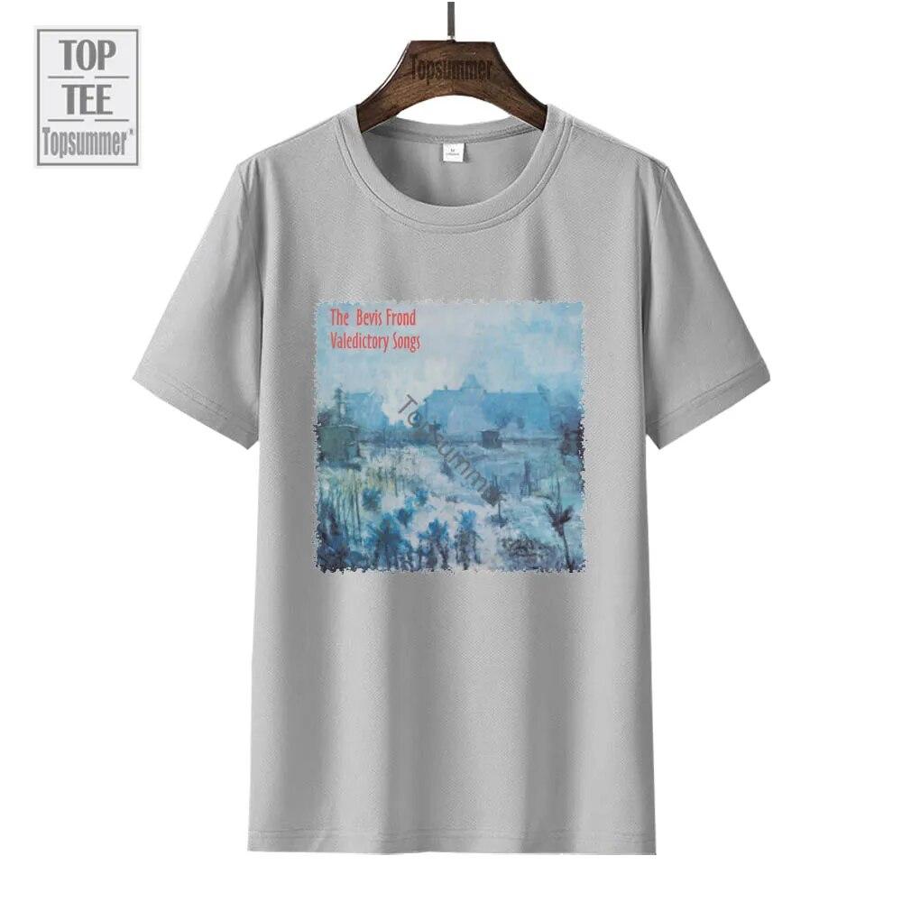 Valedictory Songs Album T-Shirt The Bevis Frond Tour T Shirt Unisex Rock Band Black Tshirts Women Graphic Print Top
