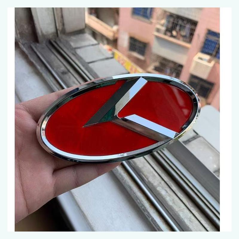 Car Front Grille Rear Logo Auto Emblem Sticker Accessories For Kia GT-Line Sportage Ceed Rio Picanto Sorento Soul Cerato Venga