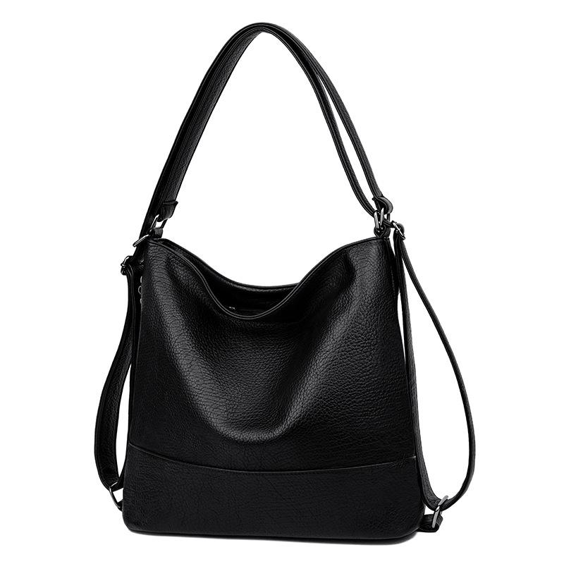 

Жіноча сумка 2025 нова універсальна сумка для відпочинку та подорожей сумка через плече містка сумка-тоут для щоденного використання багатофункціональний рюкзак чорний