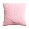 Decorative Pillowcase, Herringbone, Pink