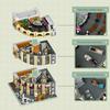 3231Pcs European Retro City Style Street View Store Creative Building Blocks Moc Round Corner Shop Model Toys Kids Gift